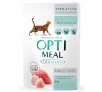 Влажный корм Optimeal для стерилизованных кошек и кастрированных котов..
