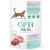 Влажный корм Optimeal для взрослых кошек, с уткой, 85 г