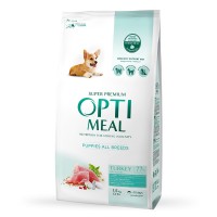 Сухой корм Optimeal для щенков всех пород, с индейкой, 1.5 кг