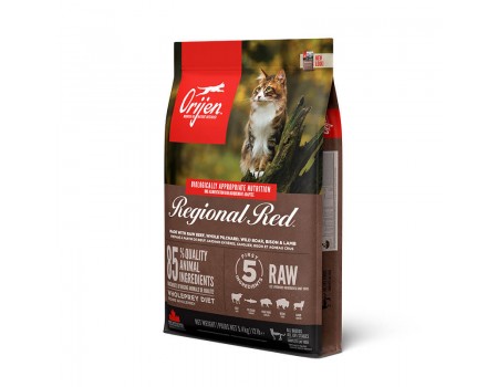 Orijen Regional Red Cat Сухий корм для кішок з червоних видів м'яса, 5.4 кг
