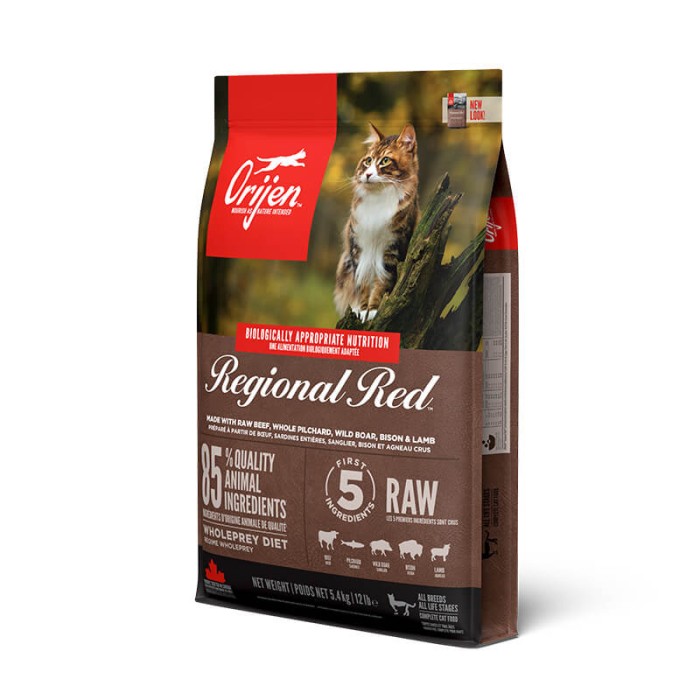 Orijen Regional Red Cat Сухий корм для кішок з червоних видів м'яса, 5.4 кг