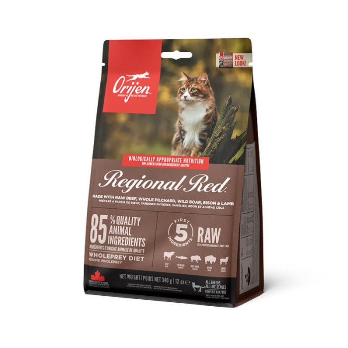 Orijen Regional Red Cat Сухий корм для кішок з червоних видів м'яса 0.34 кг