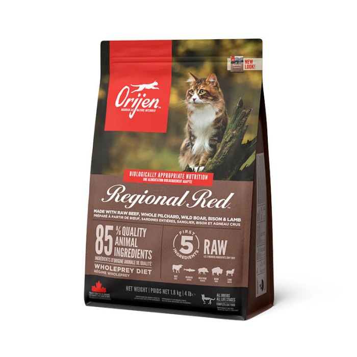 Orijen Regional Red Cat Сухий корм для кішок з червоних видів м'яса 1.8 кг