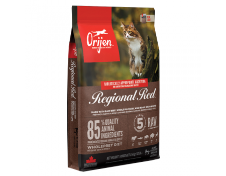 Orijen Regional Red Cat Сухой корм для кошек из красных видов мяса, 5.4 кг