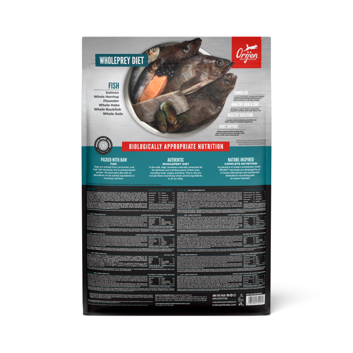 Сухий корм ORIJEN Small Breed Marine Fish, для собак малих порід,  морська риба, 4.5 кг