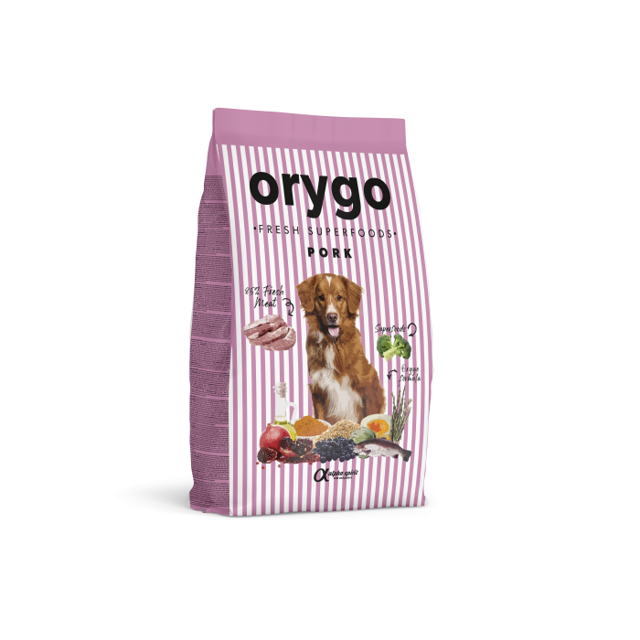 Полувлажный корм Orygo Pork для взрослых собак, Ориго Порк, свинина, 8 кг