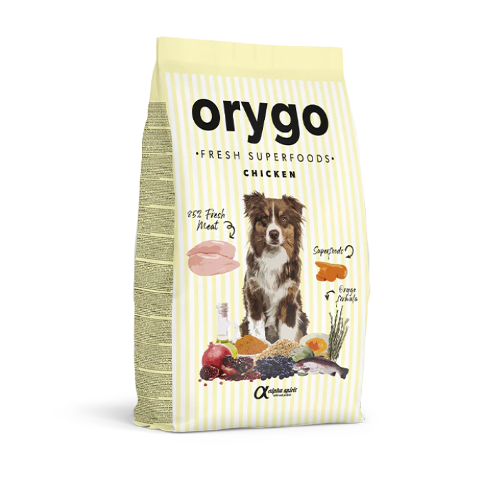 Полувлажный корм Orygo Chicken для взрослых собак, Ориго Чикен, курица, 8 кг