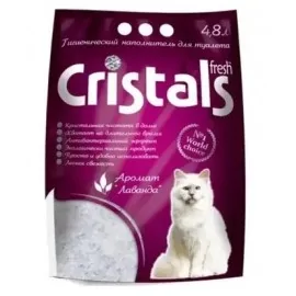 Cristal Frec Котячий наповнювач з лавандою 4.8 л..