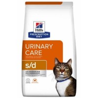 Hills PD Feline S/D- для розчинення струвітних уролітів і кристалів у кішок - 1,5 кг