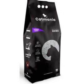 Бентонітовий наповнювач Catmania для кішок із запахом лаванди, фіолето..