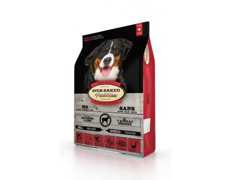 Беззерновой сухой корм Oven-Baked Tradition, для собак больших пород, из свежего мяса ягненка, 11,34 кг