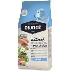 Сухой корм для щенков OWNAT CLASSIC JUNIOR (DOG), курица, 12 кг