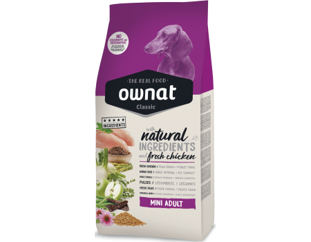 OWNAT CLASSIC MINI ADULT (DOG) — корм для дорослих собак малих і мініатюрних пород, 4 кг