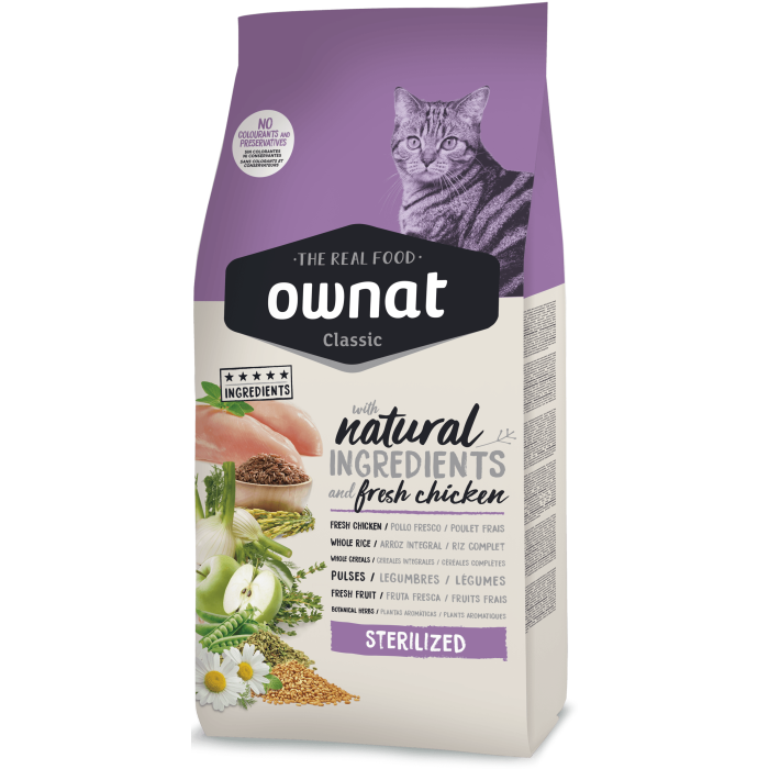 Ownat Classic Sterilized (Cat) — корм для стерилизованных котов и кошек, 1,5 кг