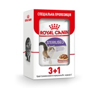 Акция 3+1 // Влажный корм для взрослых стерилизованных кошек ROYAL CAN..