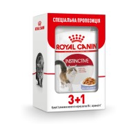 Акция 3+1 // Влажный корм для взрослых кошек ROYAL CANIN INSTINCTIVE I..