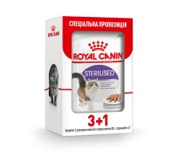 Вологий корм для котів Royal Canin Sterilised Loaf pouch 85 г, 3+1 шт ..