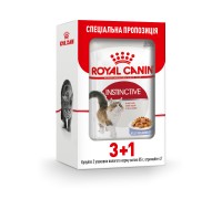 Влажный корм для кошек Royal Canin Instinctive Jelly pouch 85 г, 3+1 ш..
