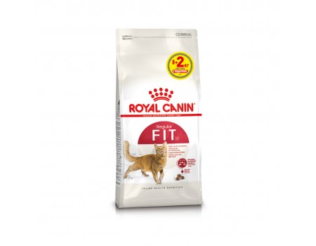 Акція Корм для домашніх і вуличних котів ROYAL CANIN FIT 8 кг + 2 кг