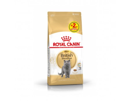 Акция Корм для взрослых кошек ROYAL CANIN BRITISH SHORTHAIR 8 кг + 2 кг