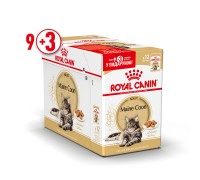Акция Royal canin MAINECOON ADULT 0.085kg - упаковка 9шт +3шт в подаро..