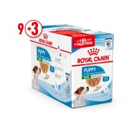 Акция Royal canin MINI PUPPY 0.085kg - упаковка 9шт +3шт в подарок..