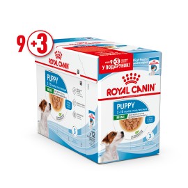 Акция Royal canin MINI PUPPY 0.085kg - упаковка 9шт +3шт в подарок..