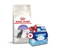 Акция Сухой корм для кошек Royal Canin STERILISED 4 кг + Наполнитель д..