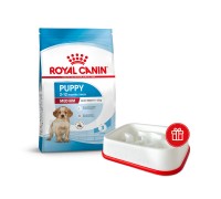 Сухой корм ROYAL CANIN MEDIUM PUPPY для щенков средних пород, 4 кг + м..