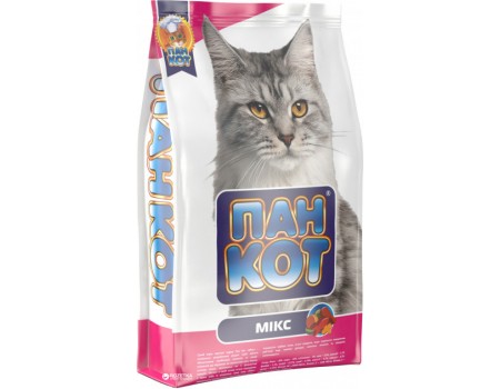 Сухий корм для кішок Пан Кіт Мікс 10 кг