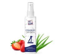 Сухий шампунь Pet Clean DRY BATH-STRAWBERRY для домашніх тварин з аром..