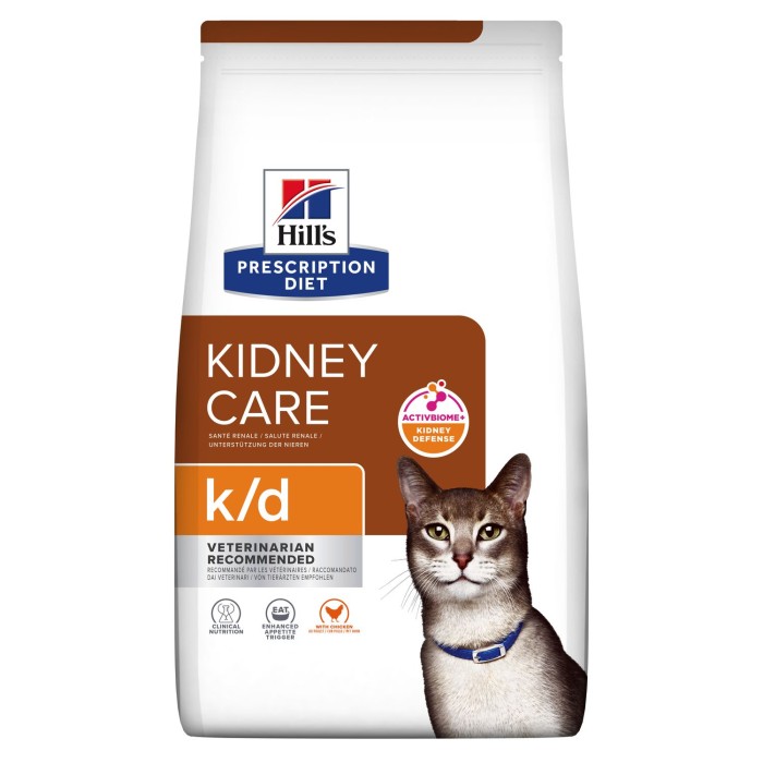 Корм Hills для котів K/D-Захв. нирок, ниркова нед-сть-1,5 кг