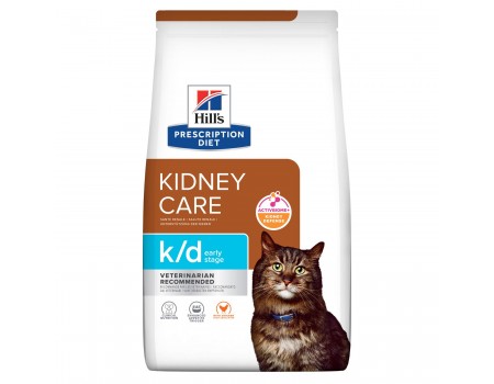 Сухий корм для котів Hill's PRESCRIPTION DIET k/d Early Stage, для підтримки функції нирок, з куркою, 3 кг