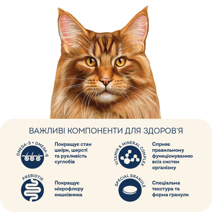 Home Food Корм CAT ADULT для великих порід ТЕЛЯТИНА З ЛОСОСЕМ ТА В'ЯЛЕНИМИ ТОМАТАМИ (10 кг)