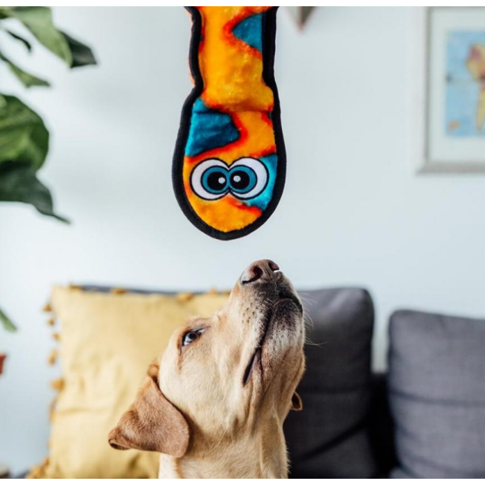 PETSTAGES Outward Hound Іграшка для собак Invincibles з 12-ма пищалками блакитна OutwardHound Invincibles Snakes, 62 см