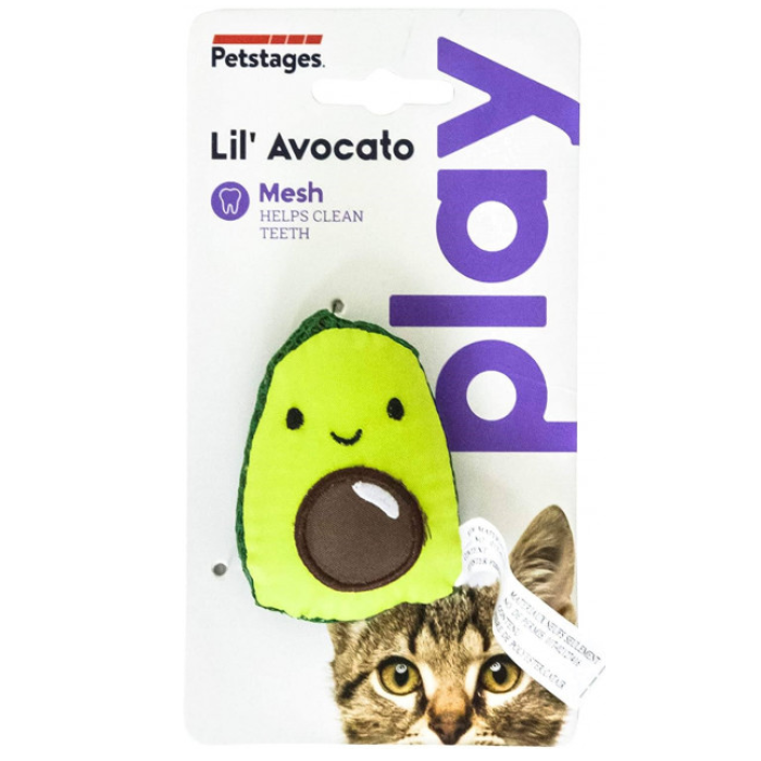 Игрушка для кошек PETSTAGES Авокадо, 7,5 х 5,5 х 4 см