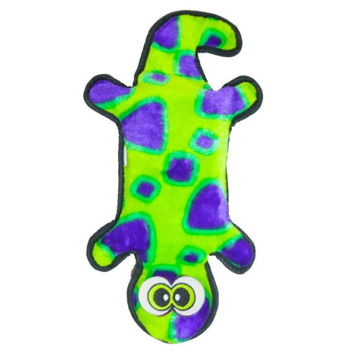 PETSTAGES Outward Hound Игрушка для собак Invincibles Mini с пищалкой OutwardHound Invincibles Gecko, 36х15х5 см