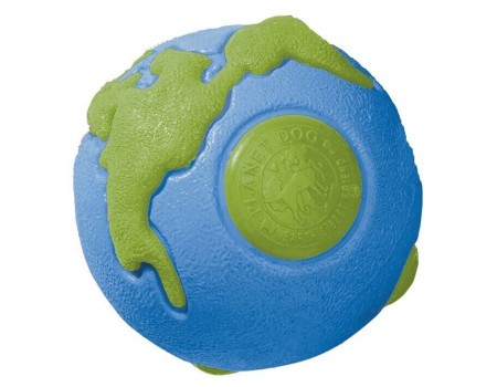 Petstages Planet Dog Orbee Ball, игрушка для собак мяч сине-зеленый, малый 13.3 см