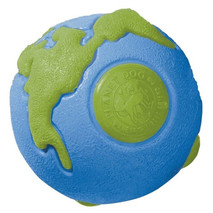 Petstages Planet Dog Orbee Ball, іграшка для собак м'яч синьо-зелений, малий 5.5 см