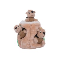 PETSTAGES Outward Hound Hide-A-Squirrel Игрушка интерактивная для собак Белка-тайник, большая, H= 20 см d =18 см