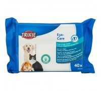 Серветки очищаючі Trixie для догляду за очима (40шт/уп)..