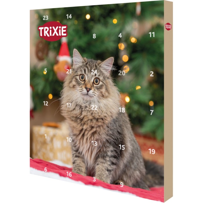 Адвент календар для котів Trixie, асорті з ласощів, 30х34х3,5 см 