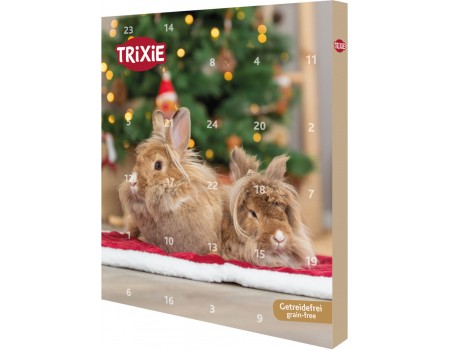Адвент календарь для грызунов Trixie, ассорти из лакомства, 30х34х3,5 см.