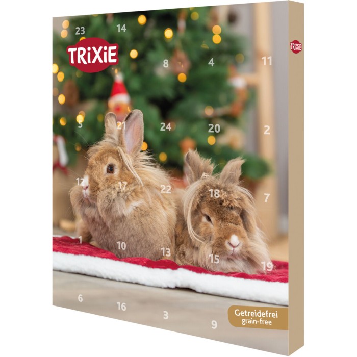 Адвент календарь для грызунов Trixie, ассорти из лакомства, 30х34х3,5 см.