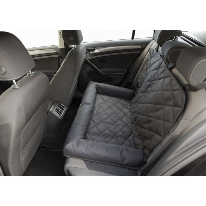 Подвійна подушка-автокрісло Trixie Double Car Seat для собак, 95х10х50см, чорний