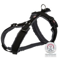 Trixie шлея "Premium trekking", XS-S: 32-38см/13мм, чорний/графіт