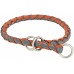 Нашийник Trixie Cavo напівзашморг для собак, M–L, 43–51 см, d 18 мм, рудий/графітовий