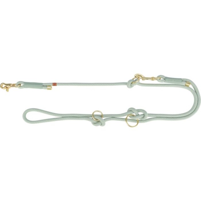 Trixie регульований повідець"Soft Rope", XS-S: 2.00м/6мм, шавлія/м'ятний