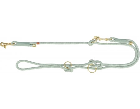 Trixie регульований повідець"Soft Rope", XS-S: 2.00м/6мм, шавлія/м'ятний