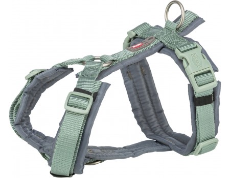 Шлея Trixie "Premium trekking" для собак XS–S: 32–38 cm/13 mm шавлія/графіт